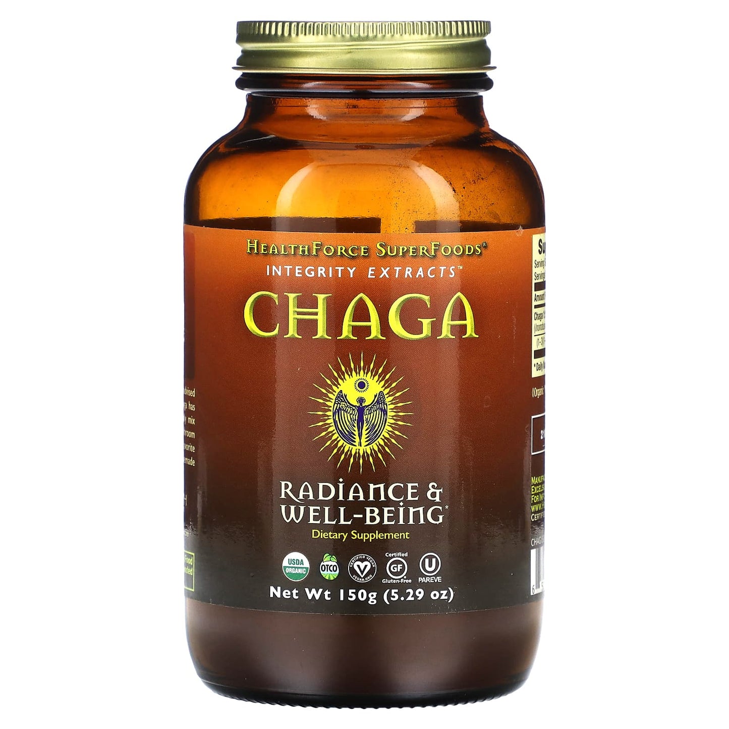 HealthForce Superfoods-Integrity Extracts-Chaga-5.29 oz (150 g)