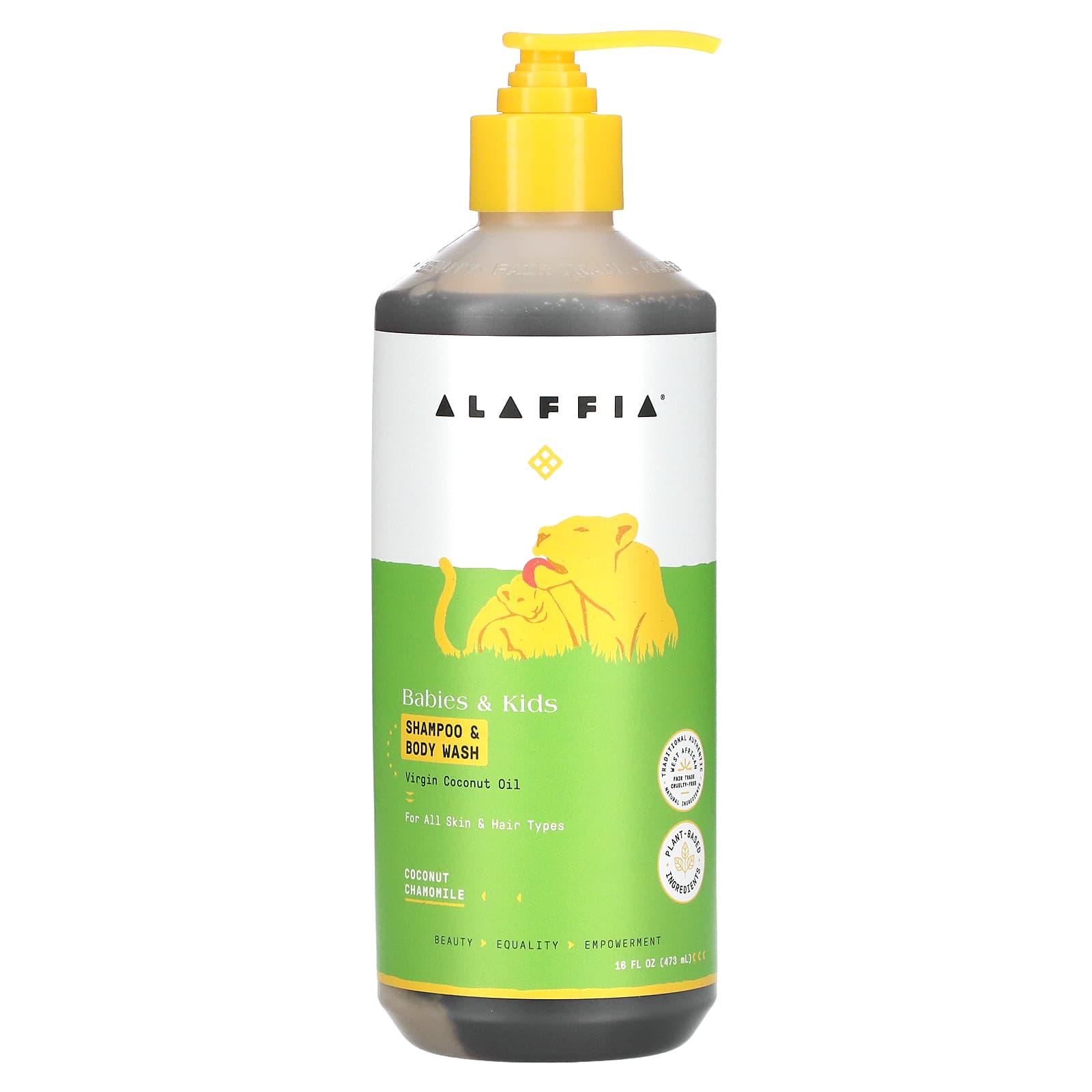 Alaffia-Babies & Kids-Shampoo & Body Wash-Coconut Chamomile-16 fl oz (473 ml)