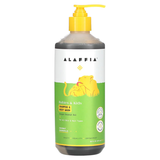 Alaffia-Babies & Kids-Shampoo & Body Wash-Coconut Chamomile-16 fl oz (473 ml)