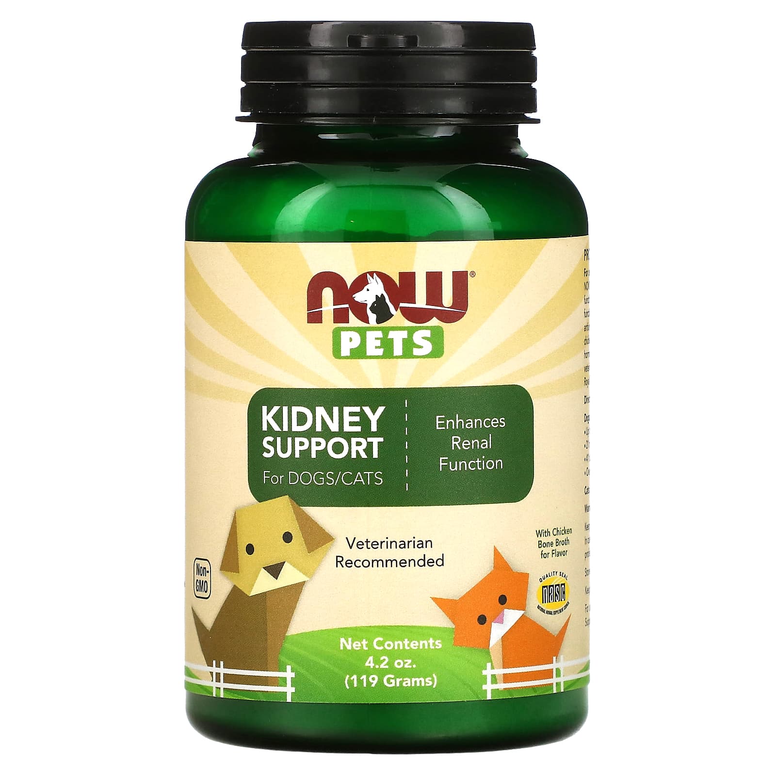 NOW Foods-Pets-Kidney Support for Dogs/Cats-4.2 oz (119 g)