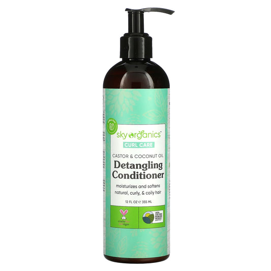 Sky Organics-Curl Care-Detangling Conditioner-12 fl oz (355 ml)