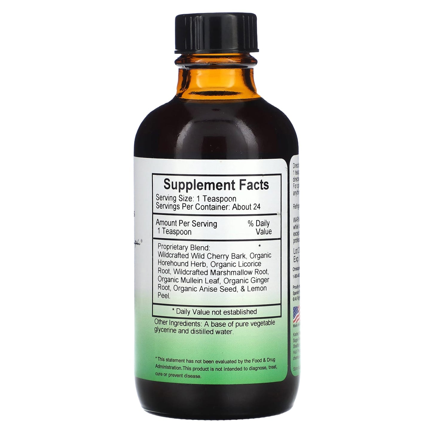 Christopher's Original Formulas, Herbal Throat Syrup, 4 fl oz (118 ml)