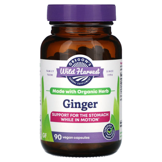 Oregon's Wild Harvest-Ginger-90 Vegan Capsules