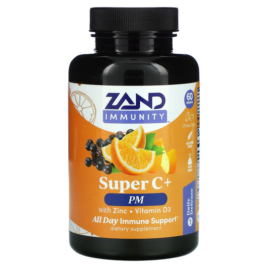 Zand-Immunity-Super C+ PM-With Zinc/Vitamin D3-60 Tablets