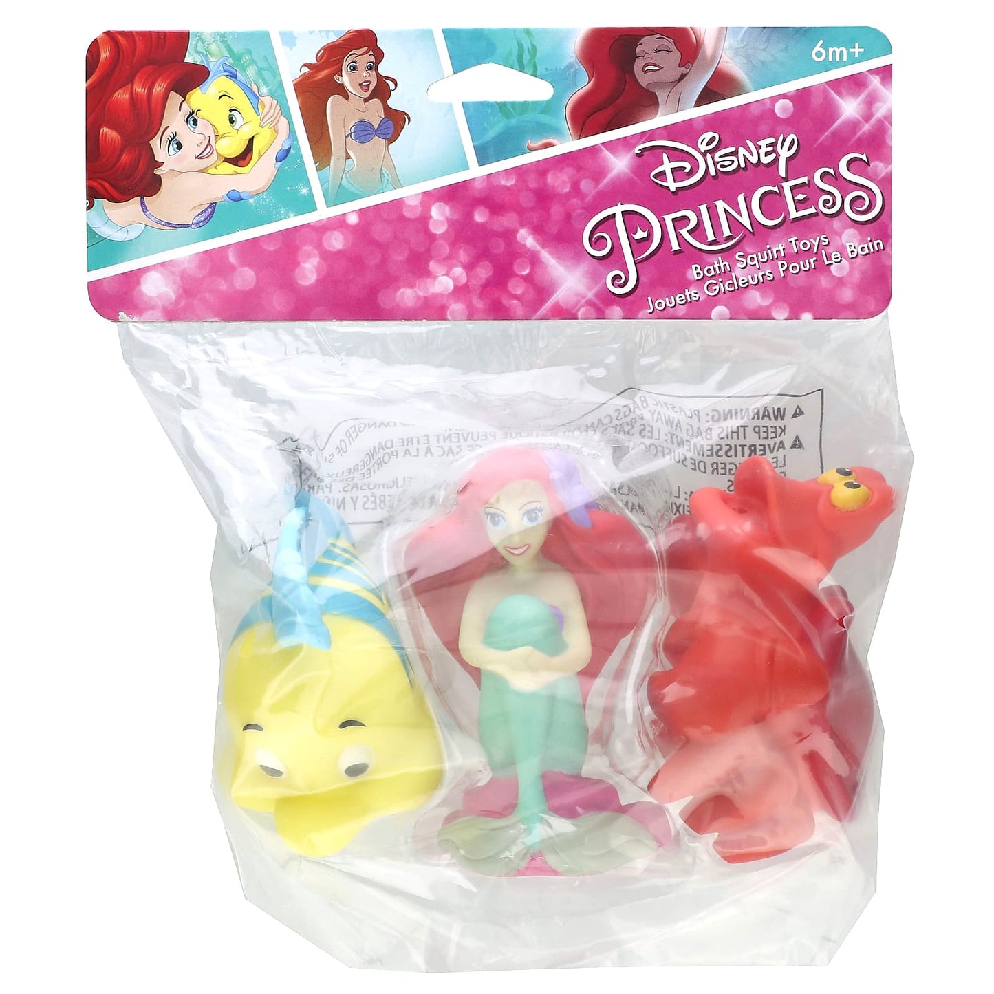 The First Years, Disney Princess Ariel, Bath Squirt Toys, 6M+, 3 Pack