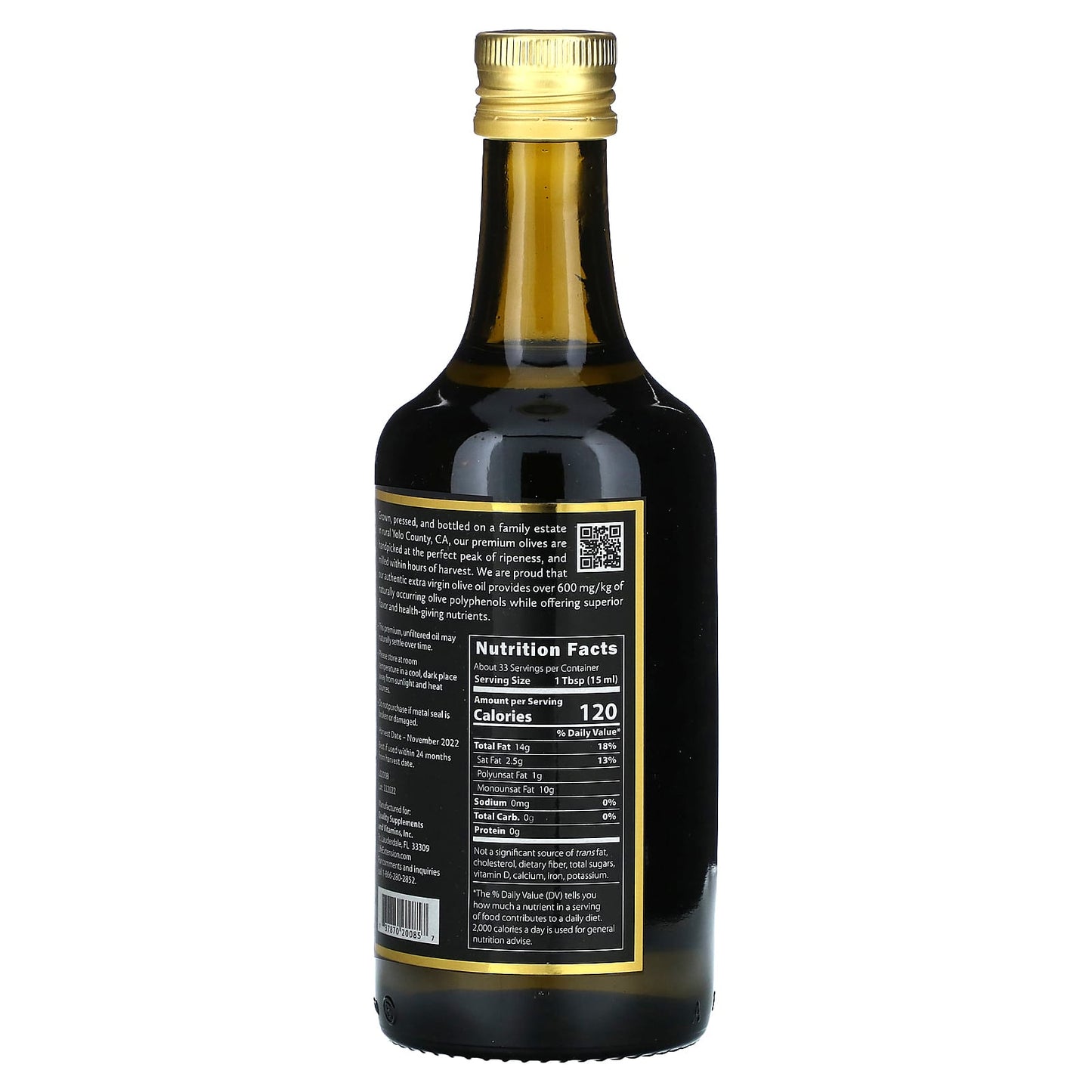 Life Extension, Extra Virgin Olive Oil, 16.9 fl oz (500 ml)