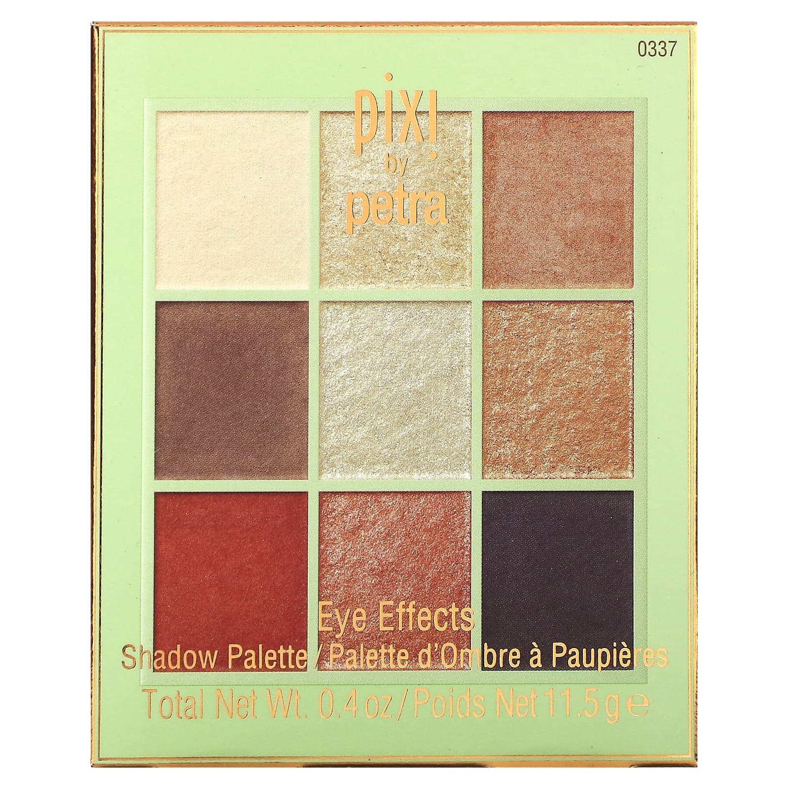 Pixi Beauty-Eye Effects-Shadow Palette-0337 Hazelnut Haze-0.4 oz (11.5 g)