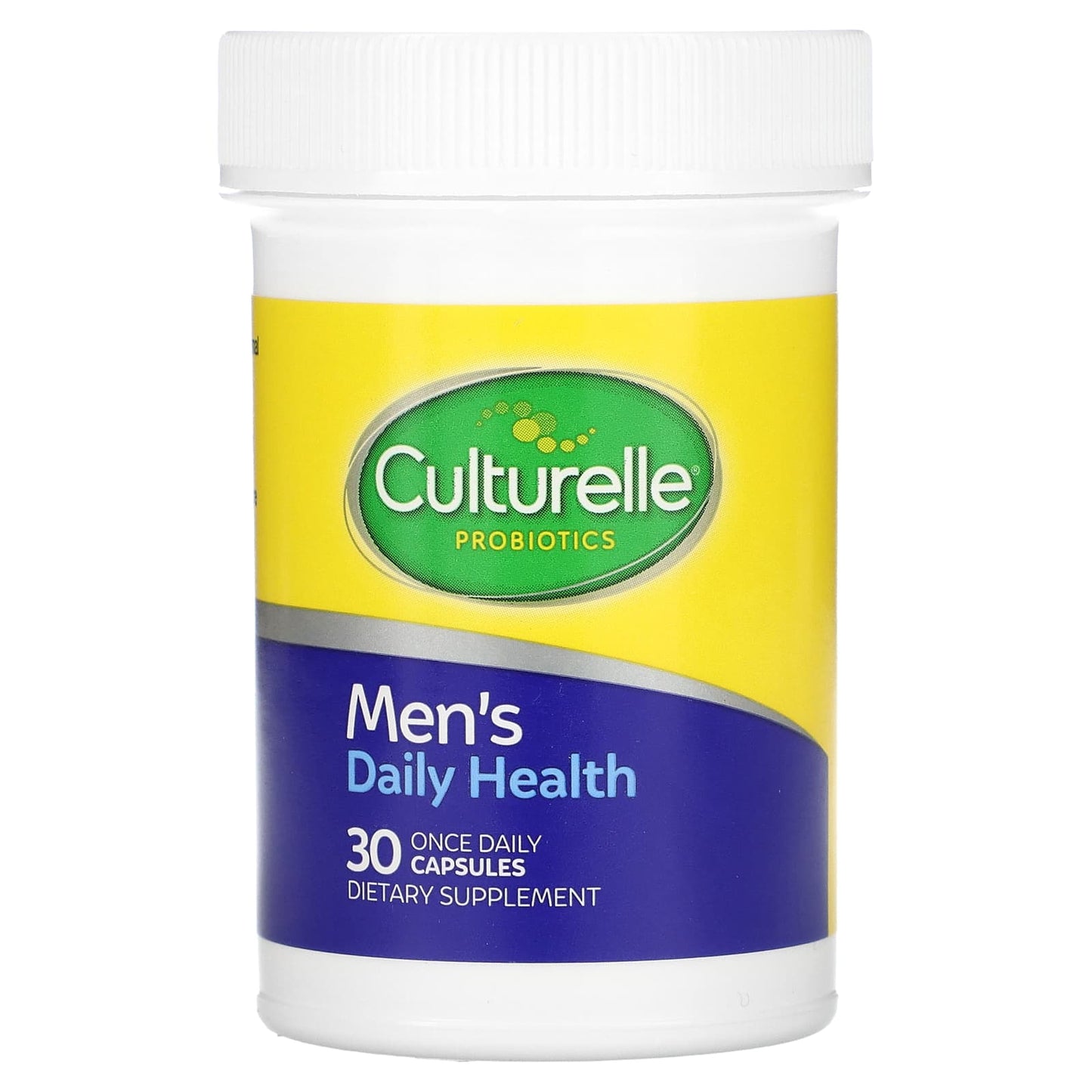 Culturelle, Probiotics, Men's Daily Health, 10 Billion CFUs, 30 Once Daily Capsules