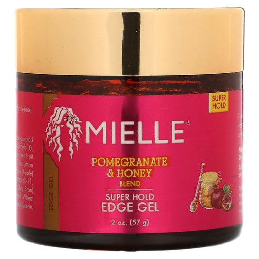 Mielle-Super Hold Edge Gel-Pomegranate & Honey Blend-2 oz (57 g)