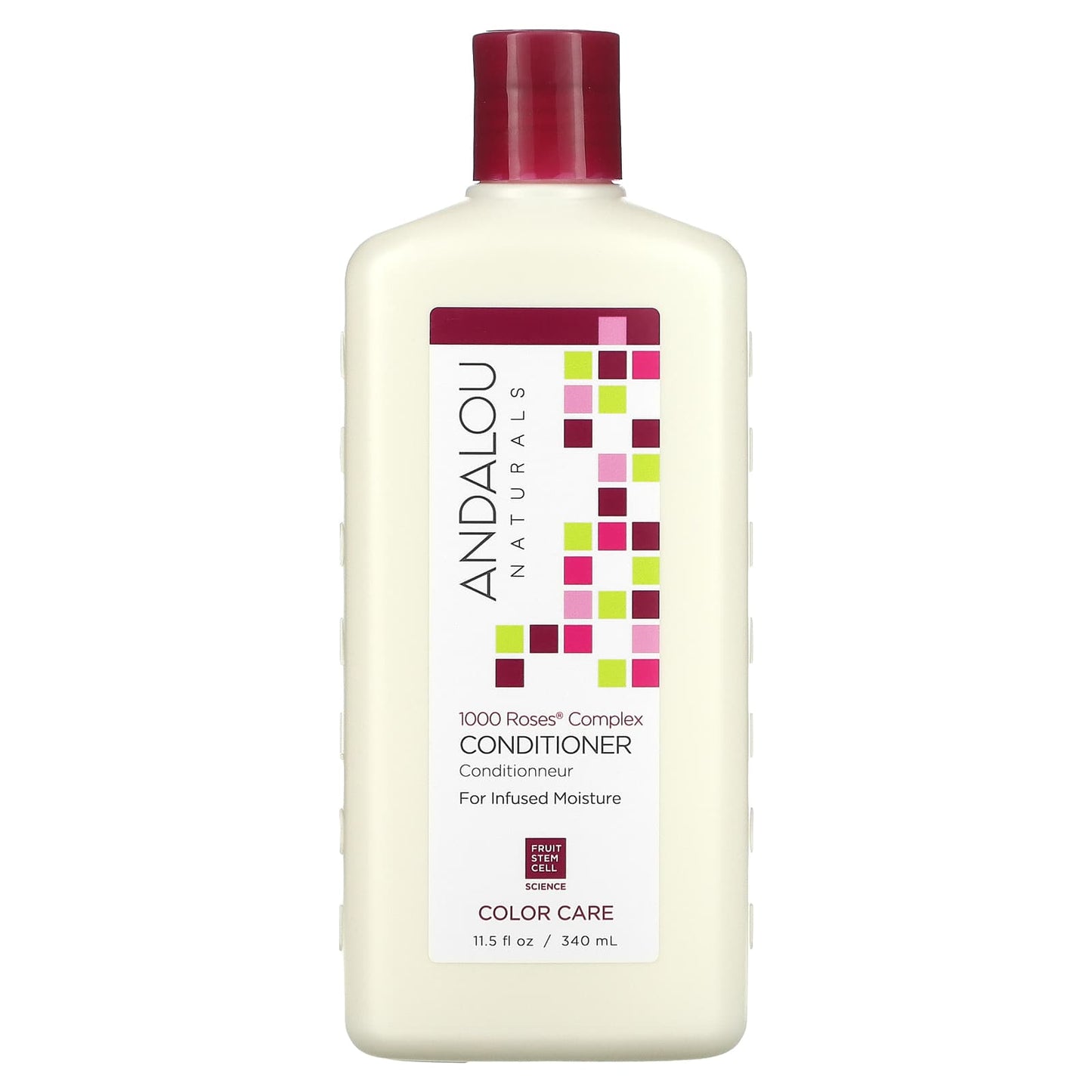 Andalou Naturals-Conditioner-Color Care-For Infused Moisture,1000 Roses Complex-11.5 fl oz (340 ml)