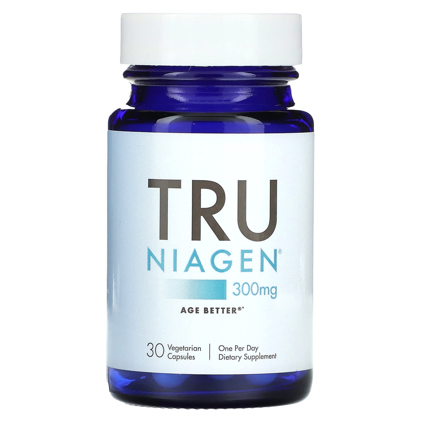 Tru Niagen-Nicotinamide Riboside-300 mg-30 Vegetarian Capsules