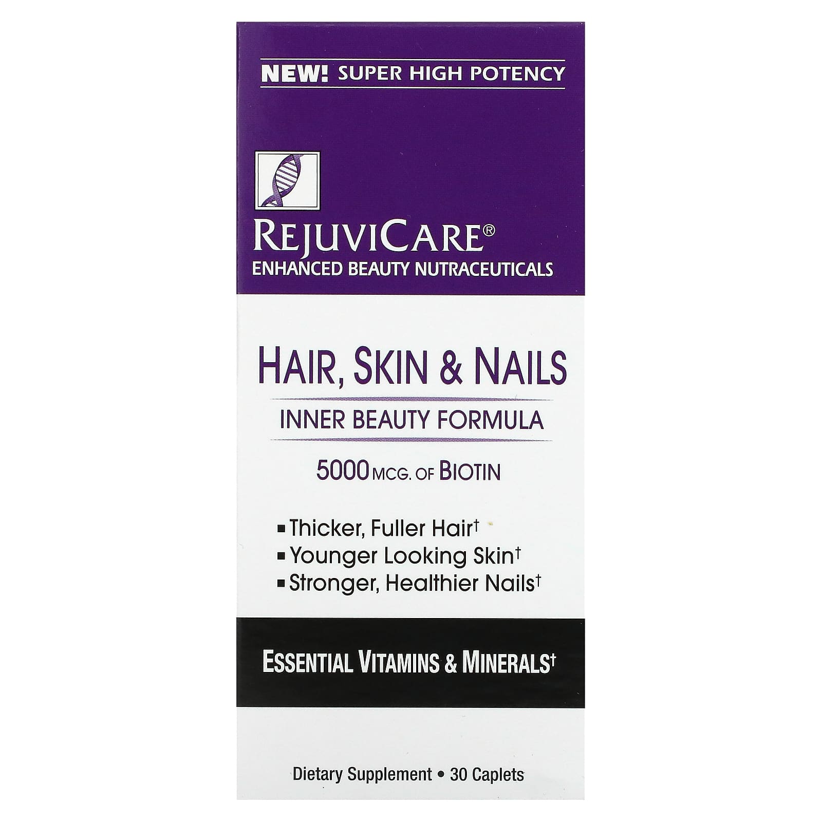 Rejuvicare-Hair-Skin & Nails-Inner Beauty Formula-30 Caplets