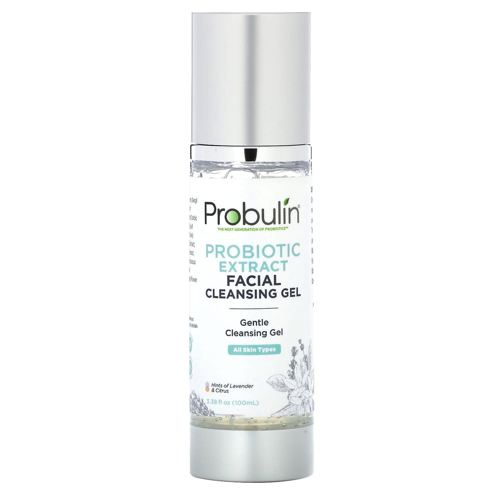 Probulin-Probiotic Facial Extract Cleansing Gel-3.38 fl oz (100 ml)