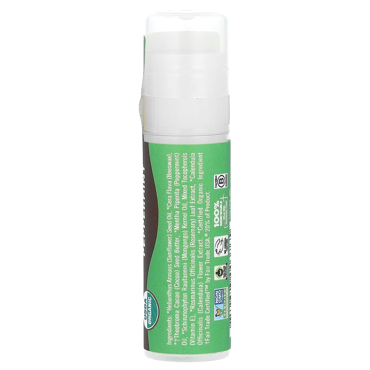 Eco Lips, Mongo Kiss, Lip Balm, Peppermint, 0.25 oz (7 g)