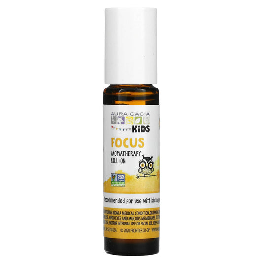 Aura Cacia-Kids-Aromatherapy Roll-On-Focus-0.31 fl oz (9.2 ml)