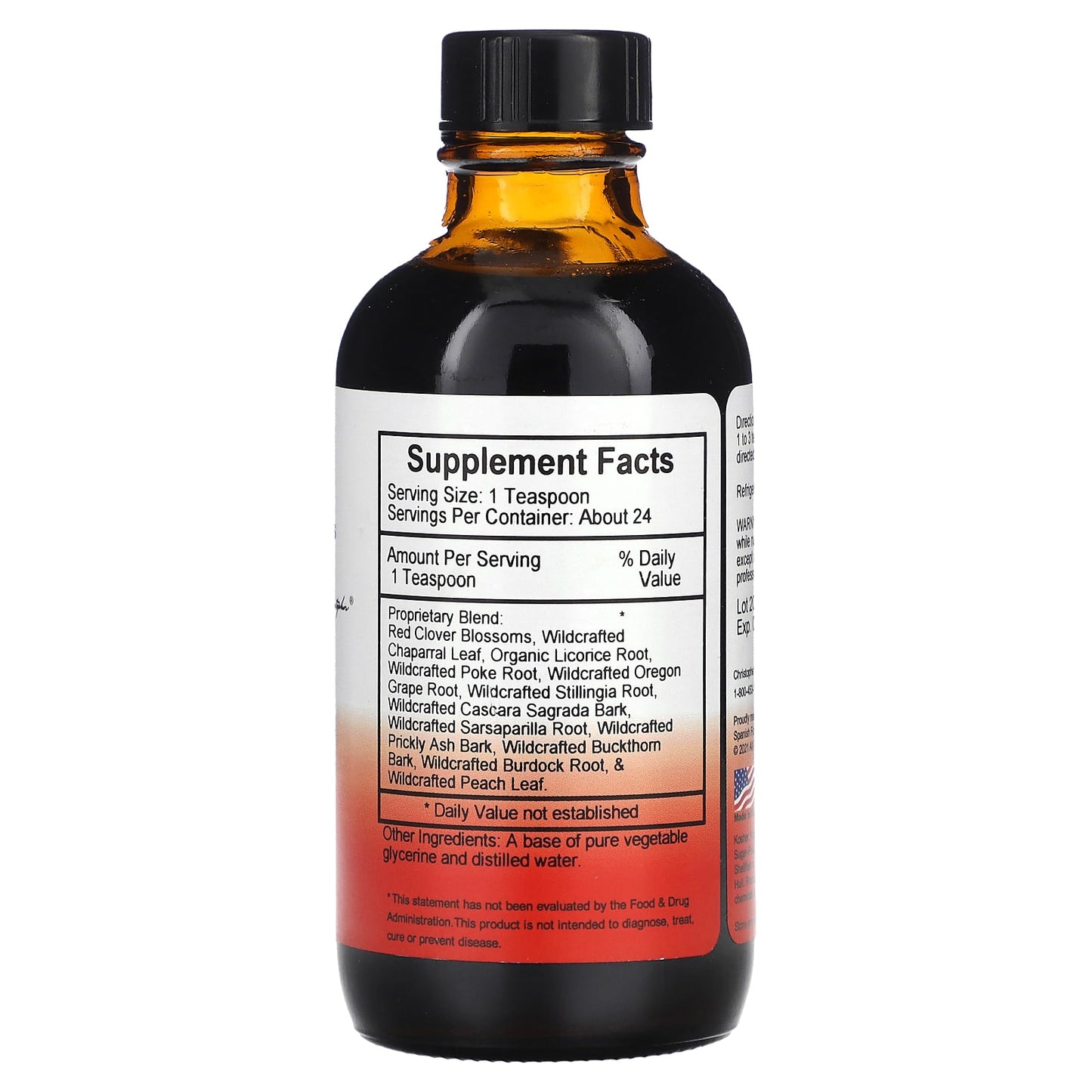 Christopher's Original Formulas, Blood Stream Formula Syrup, 4 fl oz (118 ml)