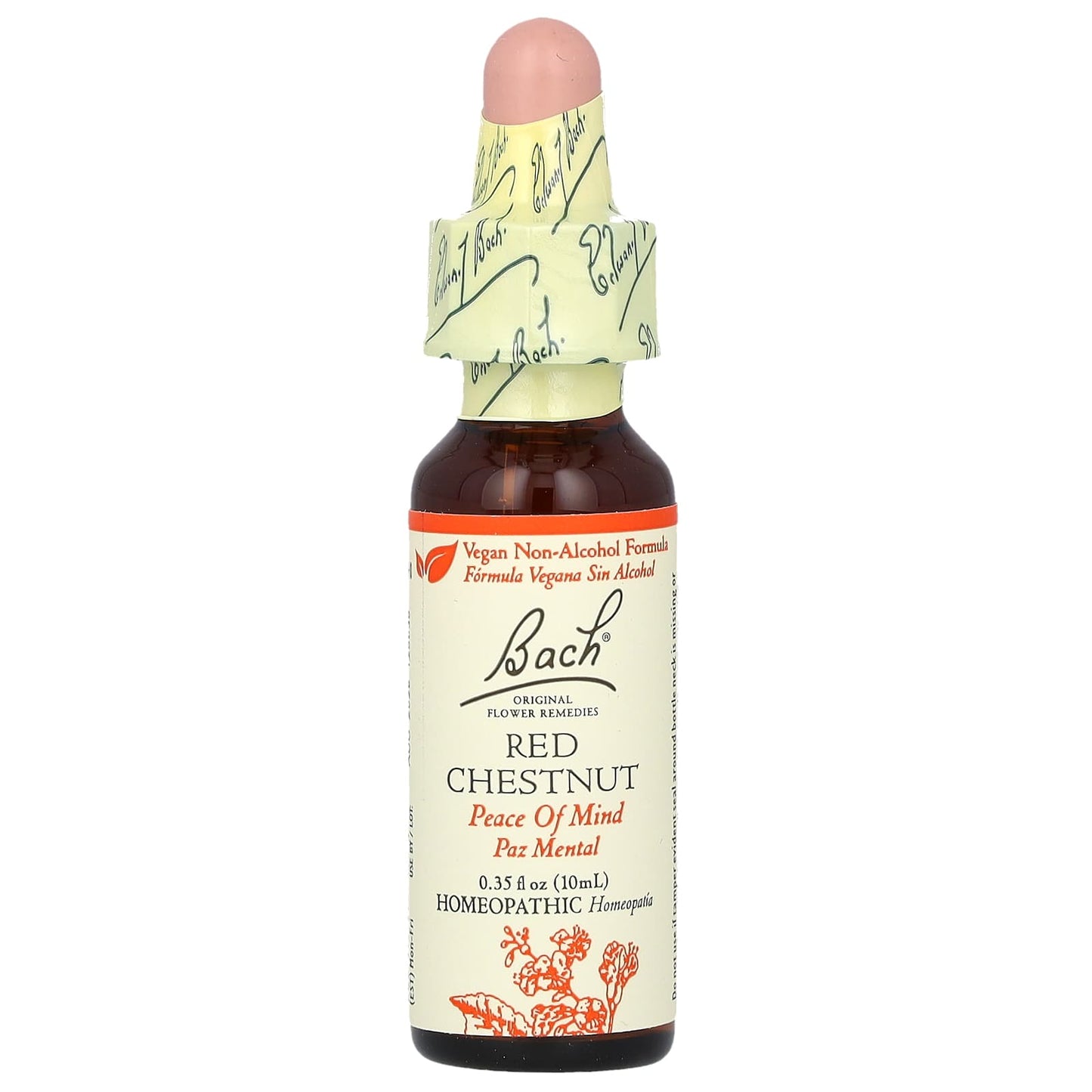 Bach, Original Flower Remedies, Red Chestnut, 0.35 fl oz (10 ml)