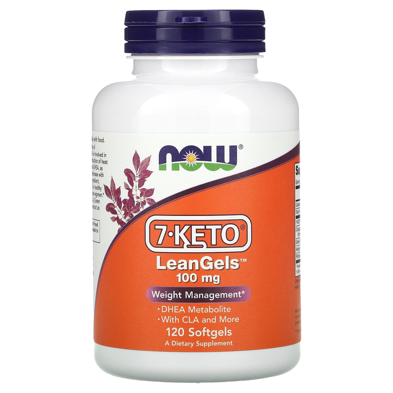 NOW Foods-7-Keto LeanGels-100 mg-120 Softgels