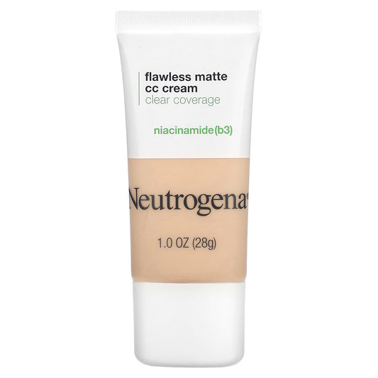 Neutrogena-Clear Coverage-Flawless Matte CC Cream-Shell 1.0-1 oz (28 g)