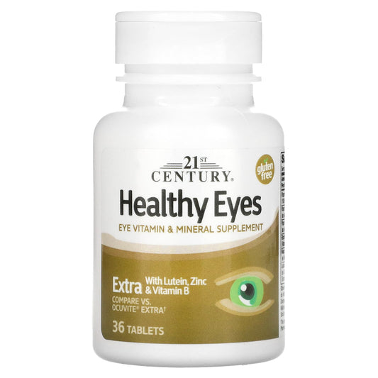 21st Century-Healthy Eyes-Extra With Lutein-Zinc & Vitamin B-36 Tablets