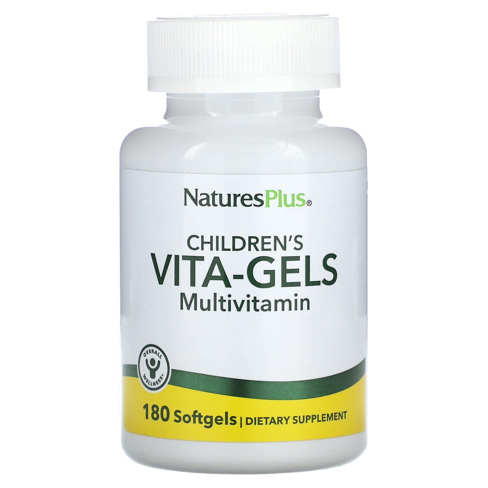 NaturesPlus-Children's Vita-Gels Multivitamin-Orange-180 Softgels