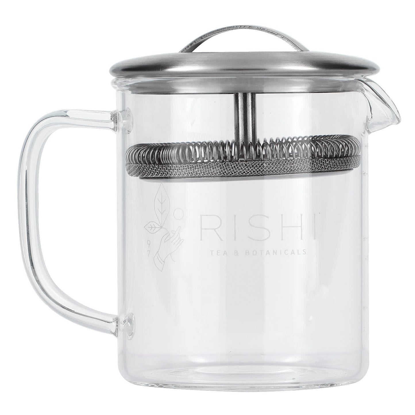 Rishi Tea-Simple Brew-Borosilicate Glass Teapot-13.5 fl oz (400 ml)