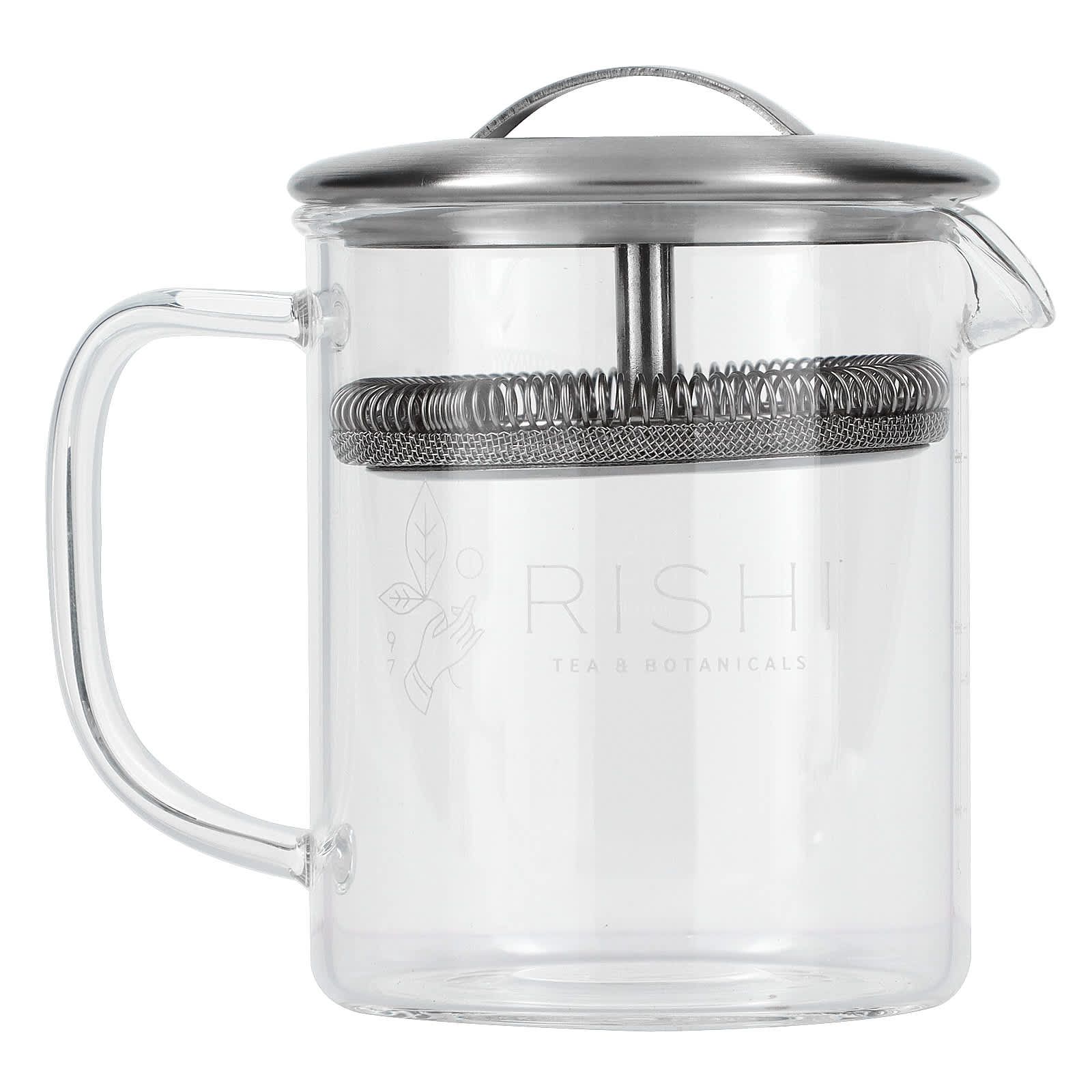 Rishi Tea-Simple Brew-Borosilicate Glass Teapot-13.5 fl oz (400 ml)