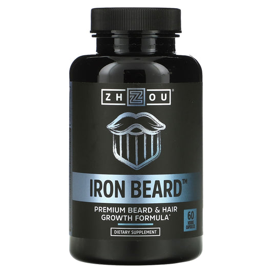 Zhou Nutrition-Iron Beard-60 Veggie Capsules