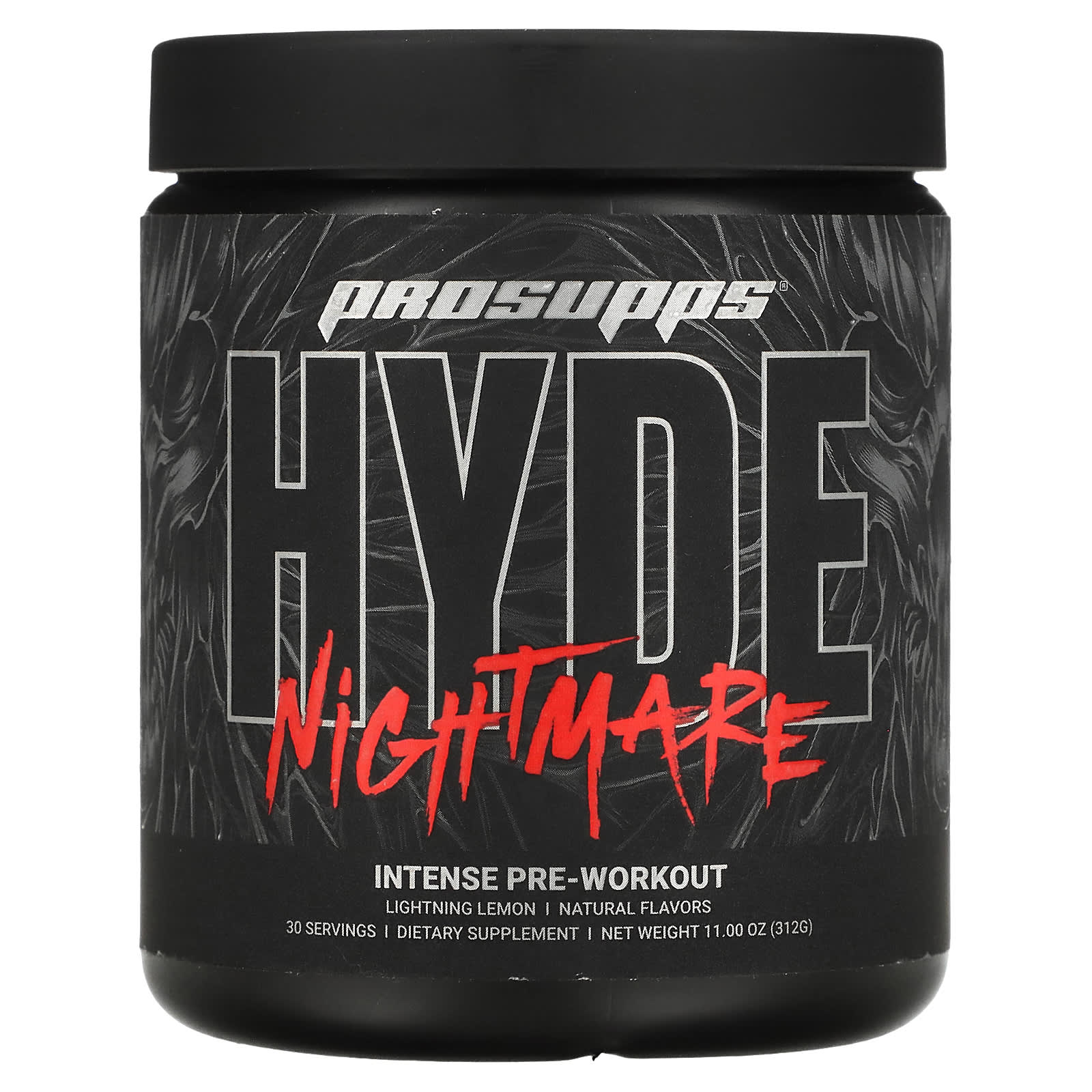 ProSupps-Hyde Nightmare-Intense Pre-Workout-Lightning Lemon-11 oz (312 g)