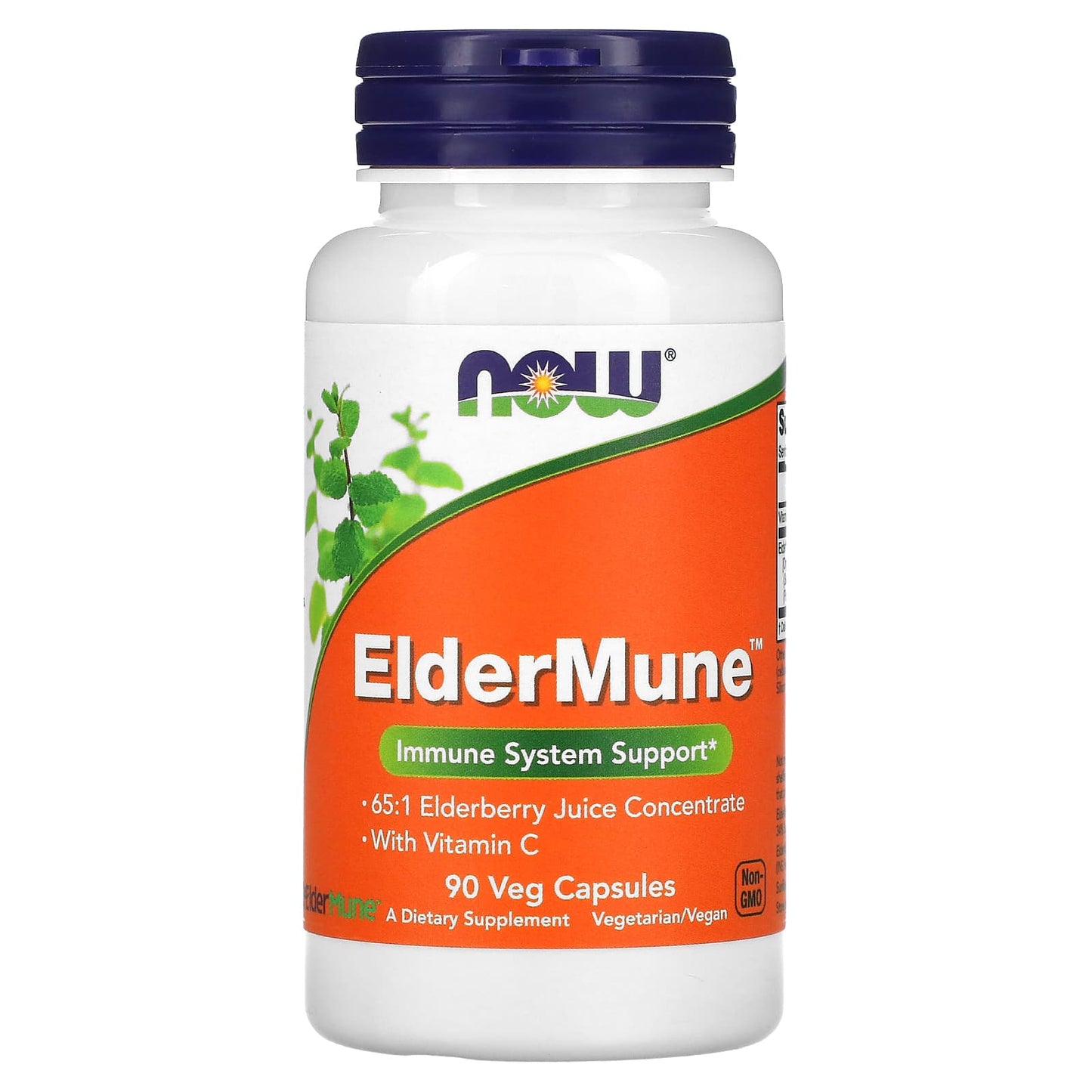 NOW Foods-ElderMune-Immune System Support-90 Veg Capsules