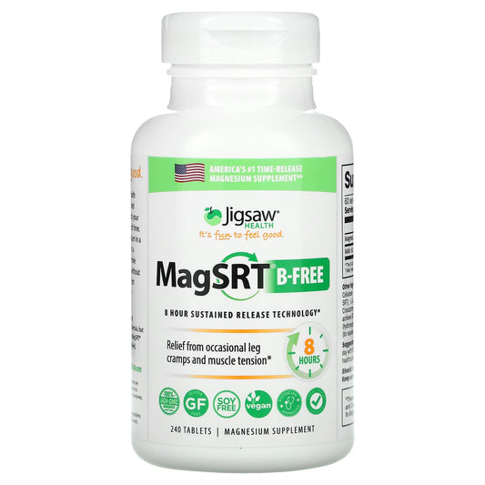 Jigsaw Health-MagSRT B-Free-Time-Release Magnesium-240 Tablets