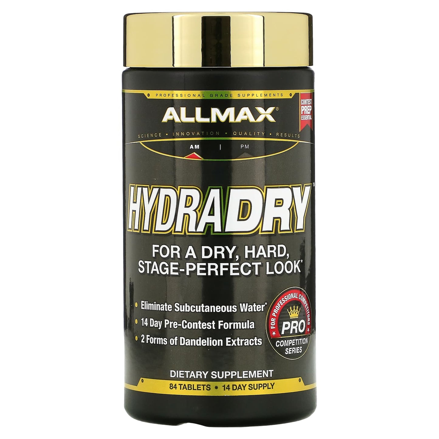 ALLMAX-HydraDry-Ultra-Potent Diuretic + Electrolyte Stabilizer-84 Tablets