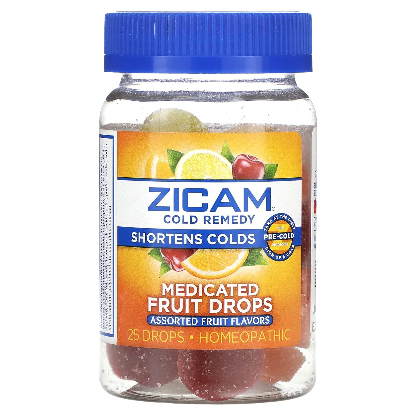 Zicam-Cold Remedy-Medicated Fruit Drops-Assorted Fruit -25 Drops