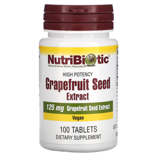 NutriBiotic-Grapefruit Seed Extract-125 mg-100 Tablets