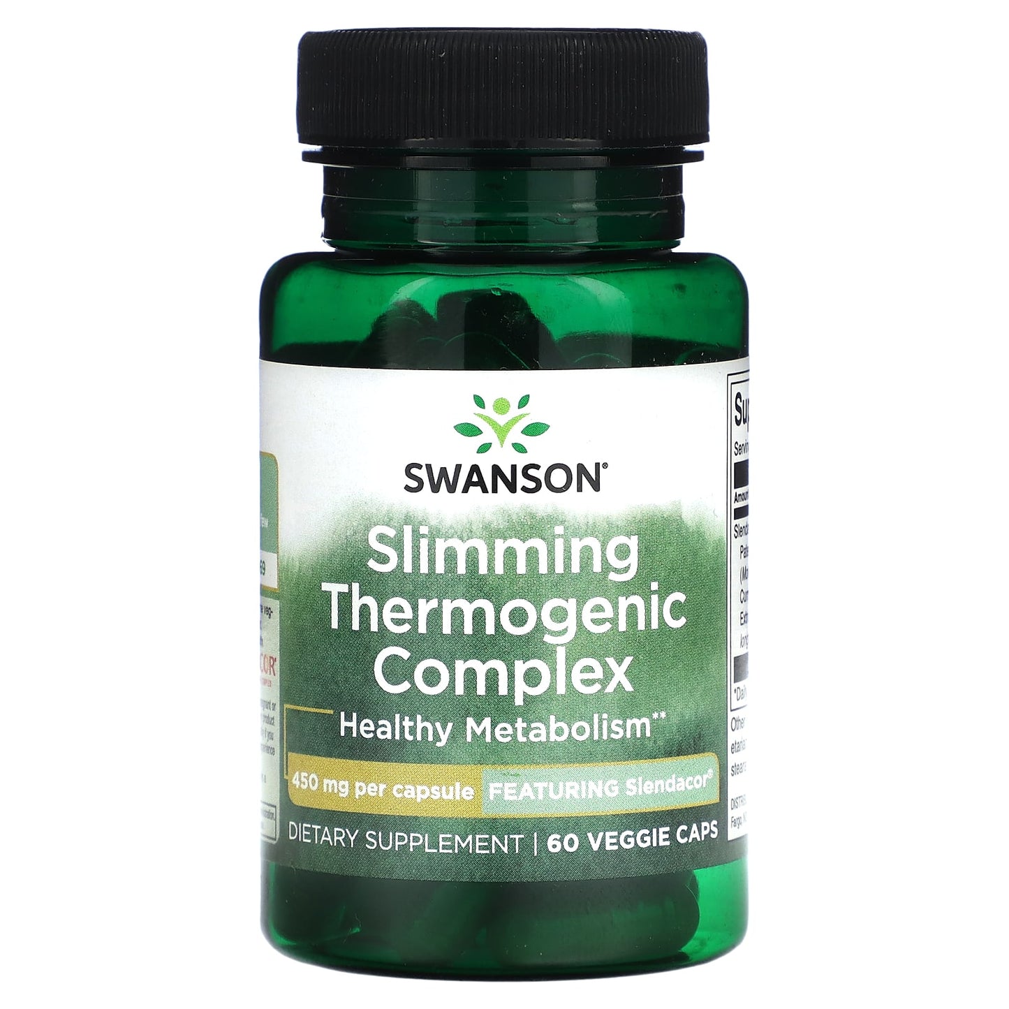 Swanson-Slimming Thermogenic Complex-450 mg-60 Veggie Caps