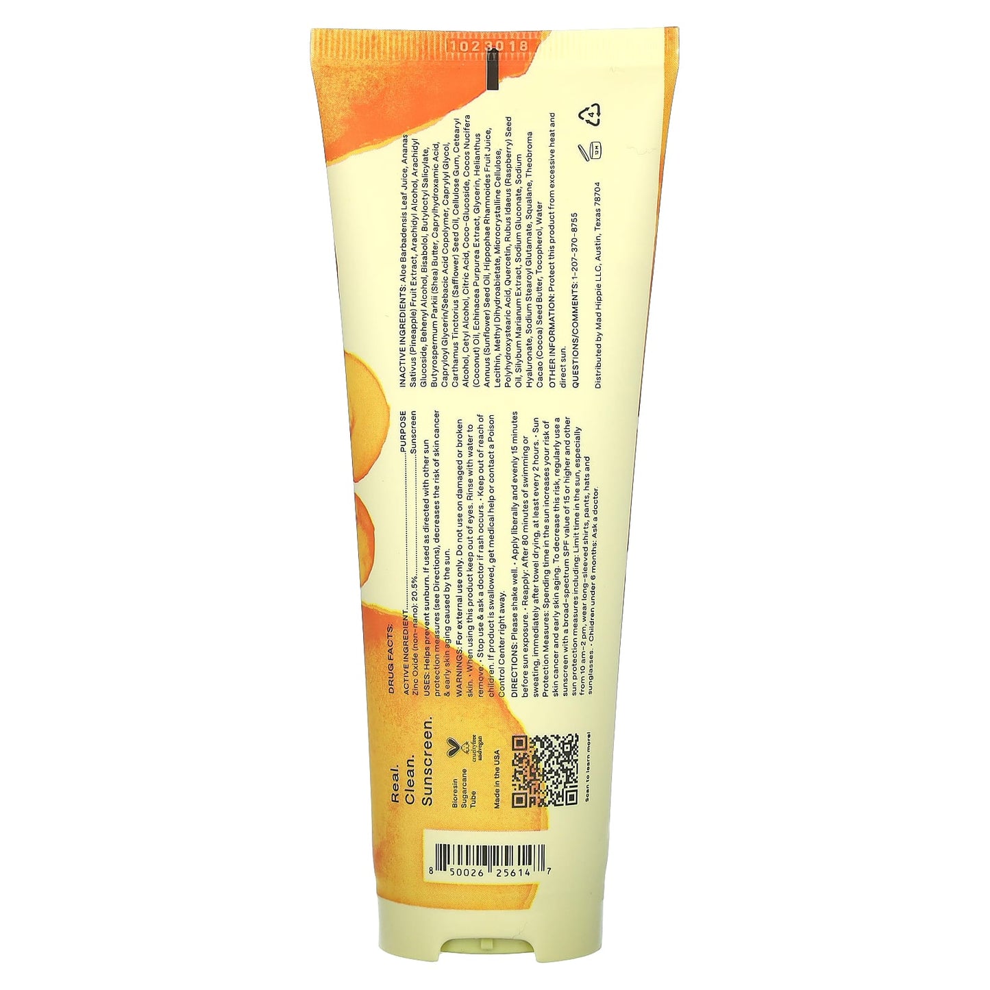 Mad Hippie, Ultra-Sheer Body SPF, 40+, 4 fl oz (118 ml)