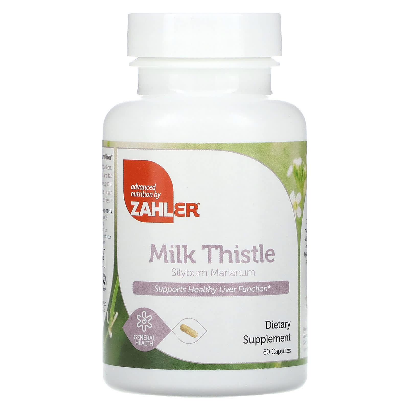 Zahler-Milk Thistle-Silybum Marianum-60 Capsules