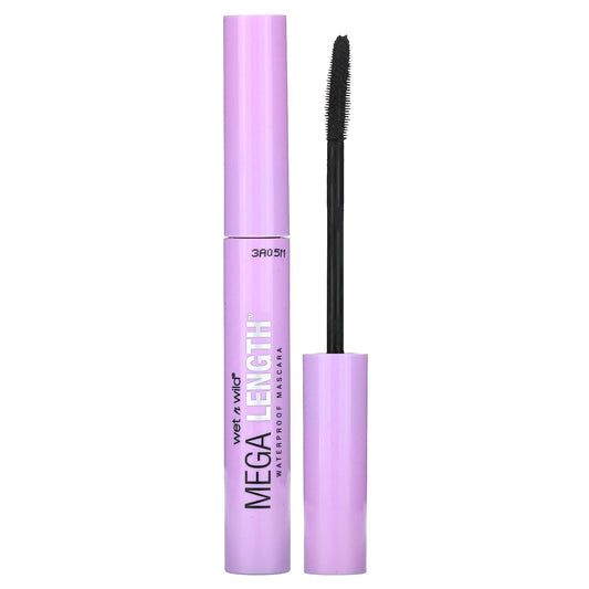 wet n wild-Mega Length Waterproof Mascara-C161B Very Black-0.21 fl oz (6 ml)