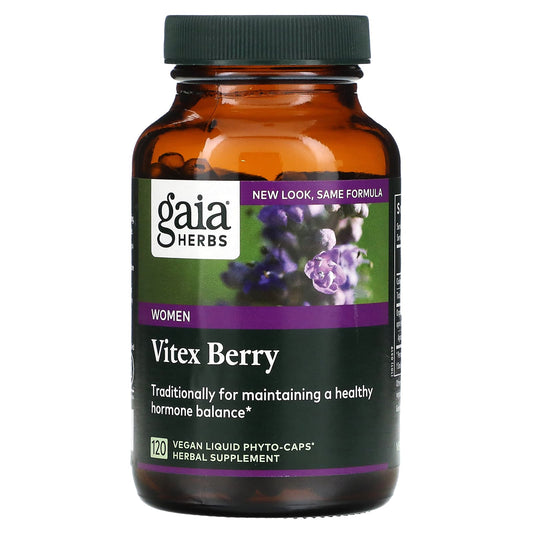 Gaia Herbs-Vitex Berry for Women-120 Vegan Liquid Phyto-Caps