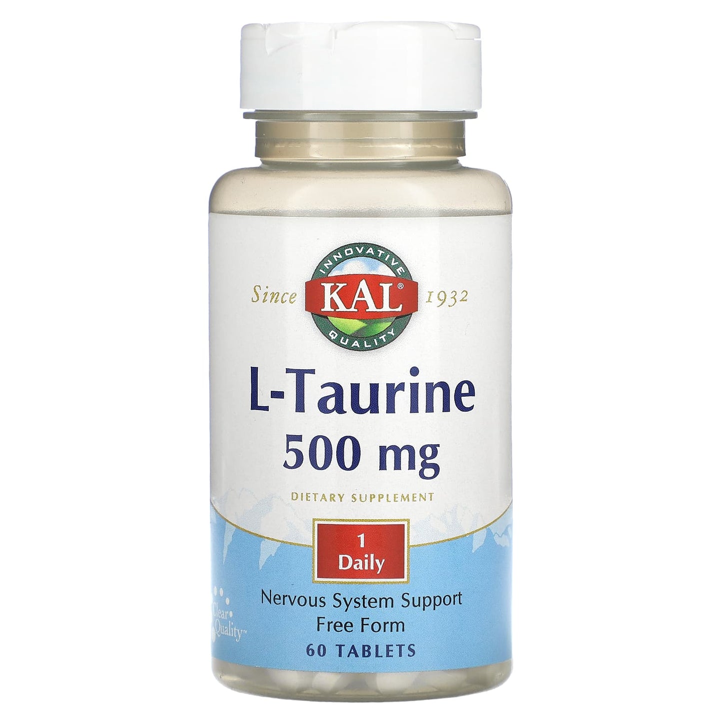 KAL-L-Taurine -500 mg-60 Tablets