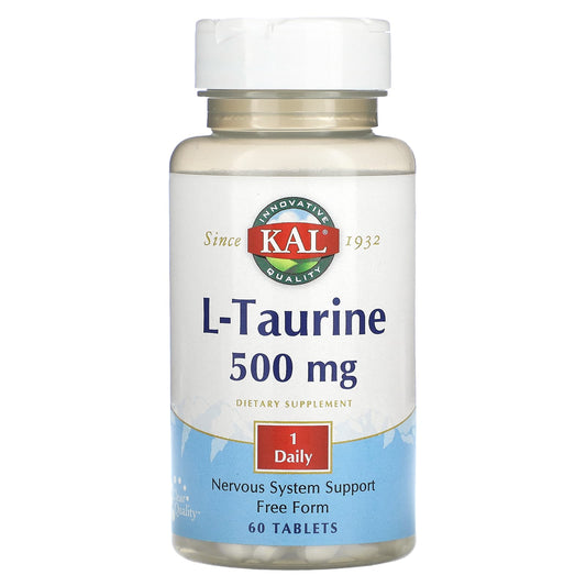 KAL-L-Taurine -500 mg-60 Tablets