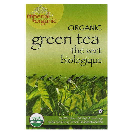 Uncle Lee's Tea-Imperial Organic-Organic Green Tea-18 Tea Bags-1.14 oz (32.4 g)