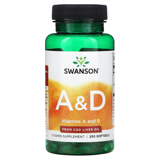 Swanson-Vitamins A and D-250 Softgels