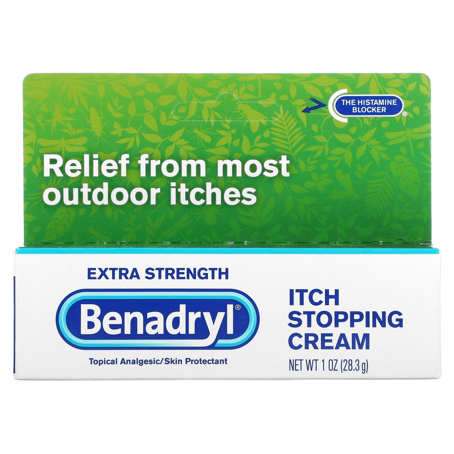 Benadryl, Extra Strength, Itch Stopping Cream, 1 oz (28.3 g)