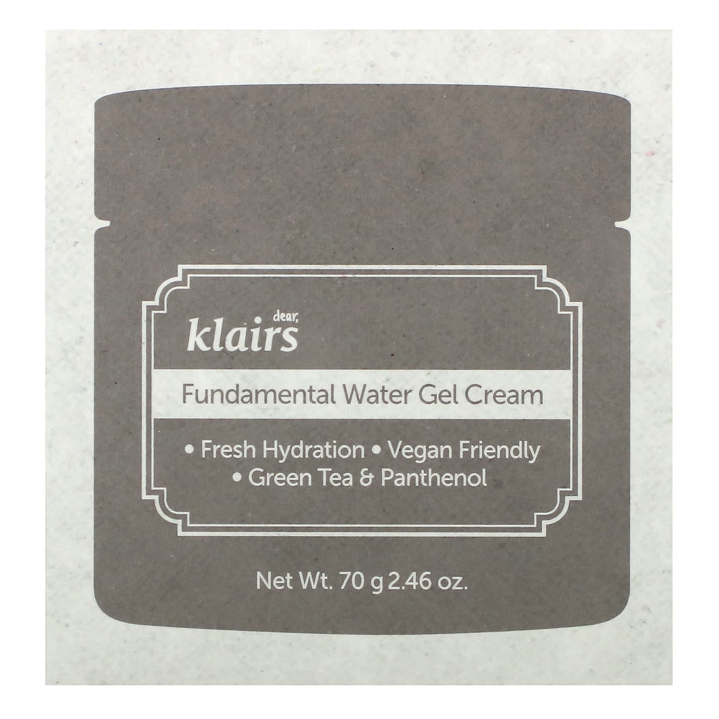 Dear, Klairs, Fundamental Water Gel Cream, 2.46 oz (70 g)