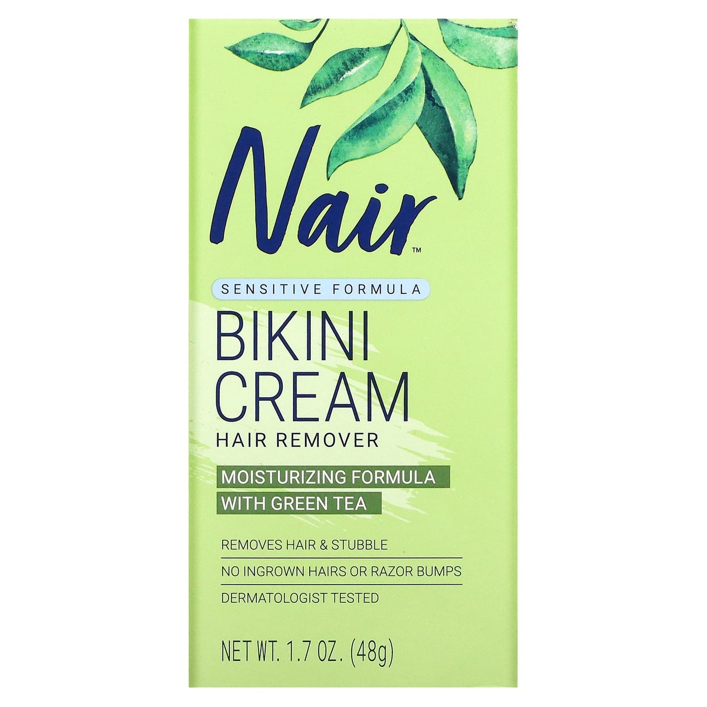 Nair, Hair Remover, Bikini Cream, Sensitive Formula, 1.7 oz (48 g)