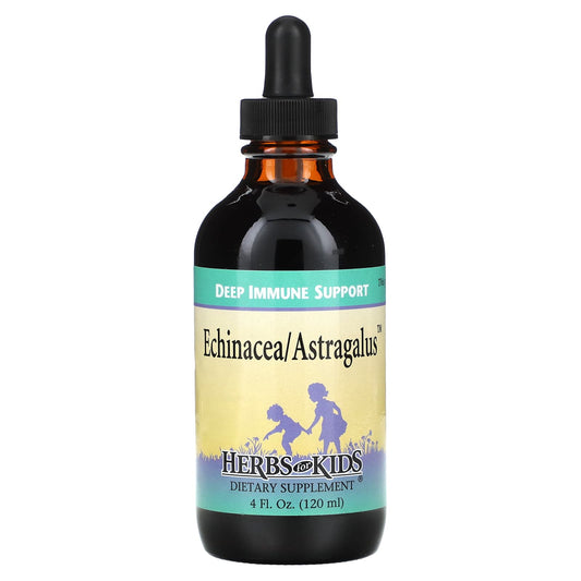 Herbs for Kids-Echinacea/Astragalus-Alcohol Free-4 fl oz (120 ml)