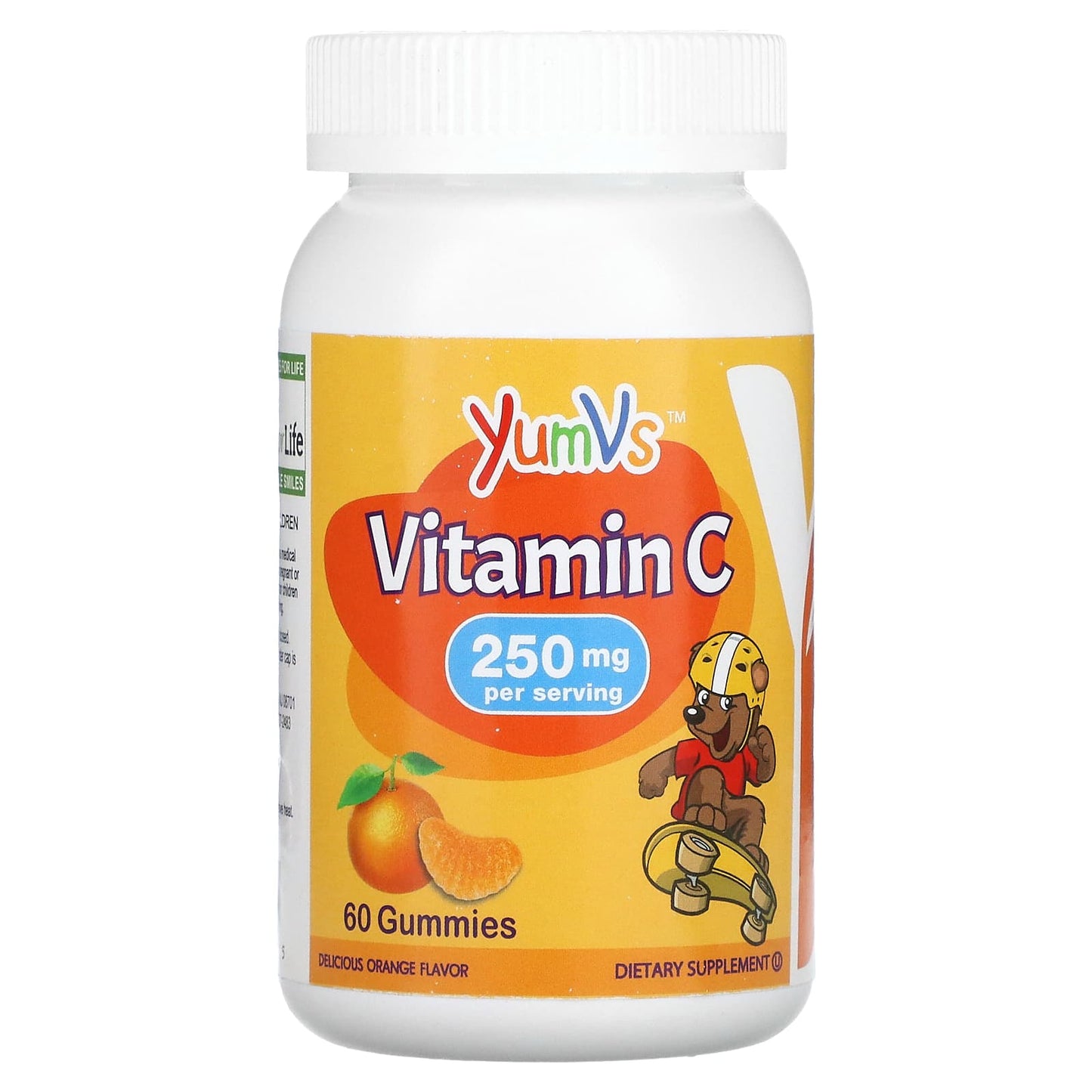 YumV's-Kids-Vitamin C-Delicious Orange-250 mg-60 Gummies