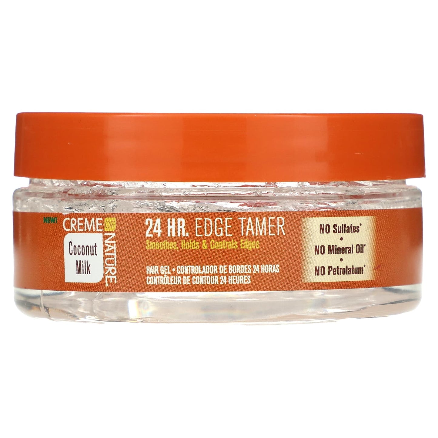 Creme Of Nature-Coconut Milk-24 HR. Edge Tamer Hair Gel-For Natural Hair-2.25 oz (63.7 g)