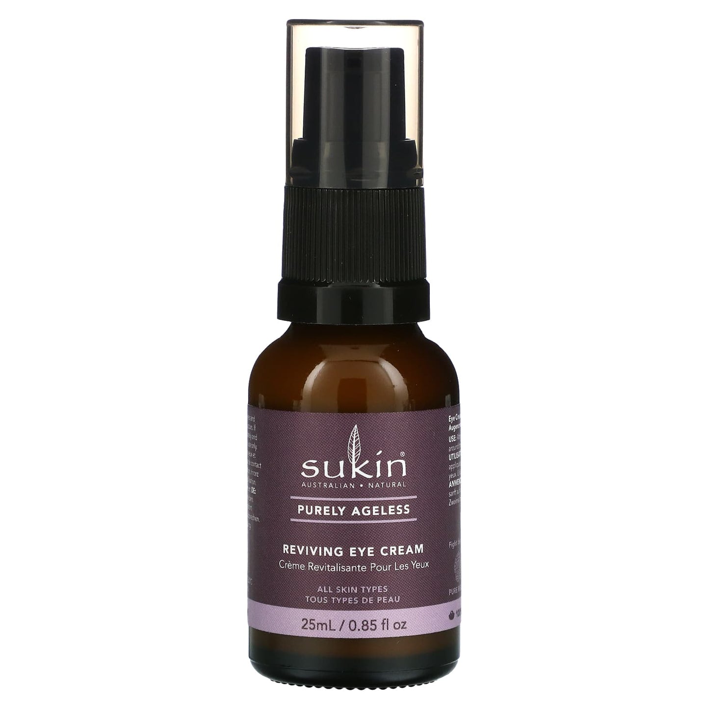 Sukin-Purely Ageless-Reviving Eye Cream-0.85 fl oz (25 ml)